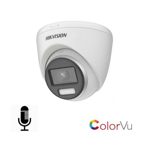 Hikvision 3K ColorVu Audio 40m IR 2.8mm Fixed DS-2CE72KF0T-FS
