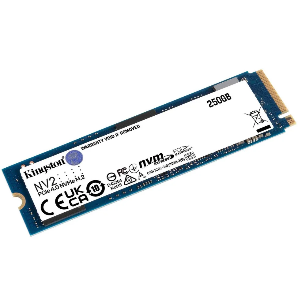 Disque Dur interne SSD Kingston NV2 M.2 2280 PCIe Gen4 x4 NVMe 250 Go (SNV2S/250G) – Image 4