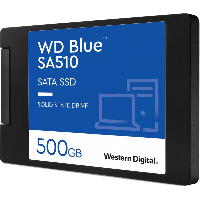 Disque dur interne SSD WD Blue SA510 SATA 2.5" 500 Go (WDS500G3B0A) – Image 2
