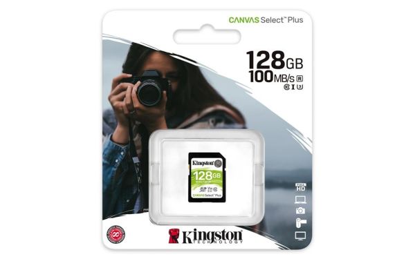 Carte mémoire Kingston Canvas Select Plus 128 Go SDXC UHS-I Classe 10 (SDS2/128GB) – Image 3