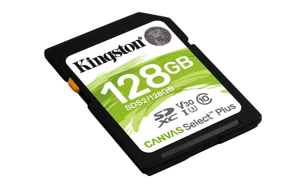 Carte mémoire Kingston Canvas Select Plus 128 Go SDXC UHS-I Classe 10 (SDS2/128GB) – Image 2